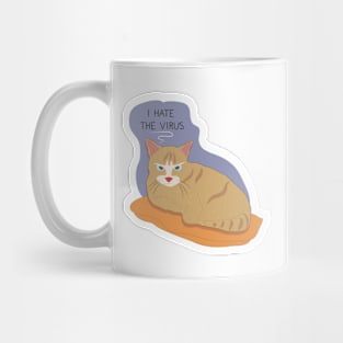 Cat in Coronavirus Mug